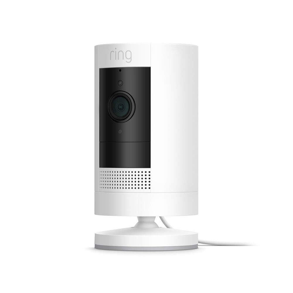 RING B0C5QRYBJB — Ring Stick Up Cam Plug-In, Weather-Resistant Outdoor Camera White