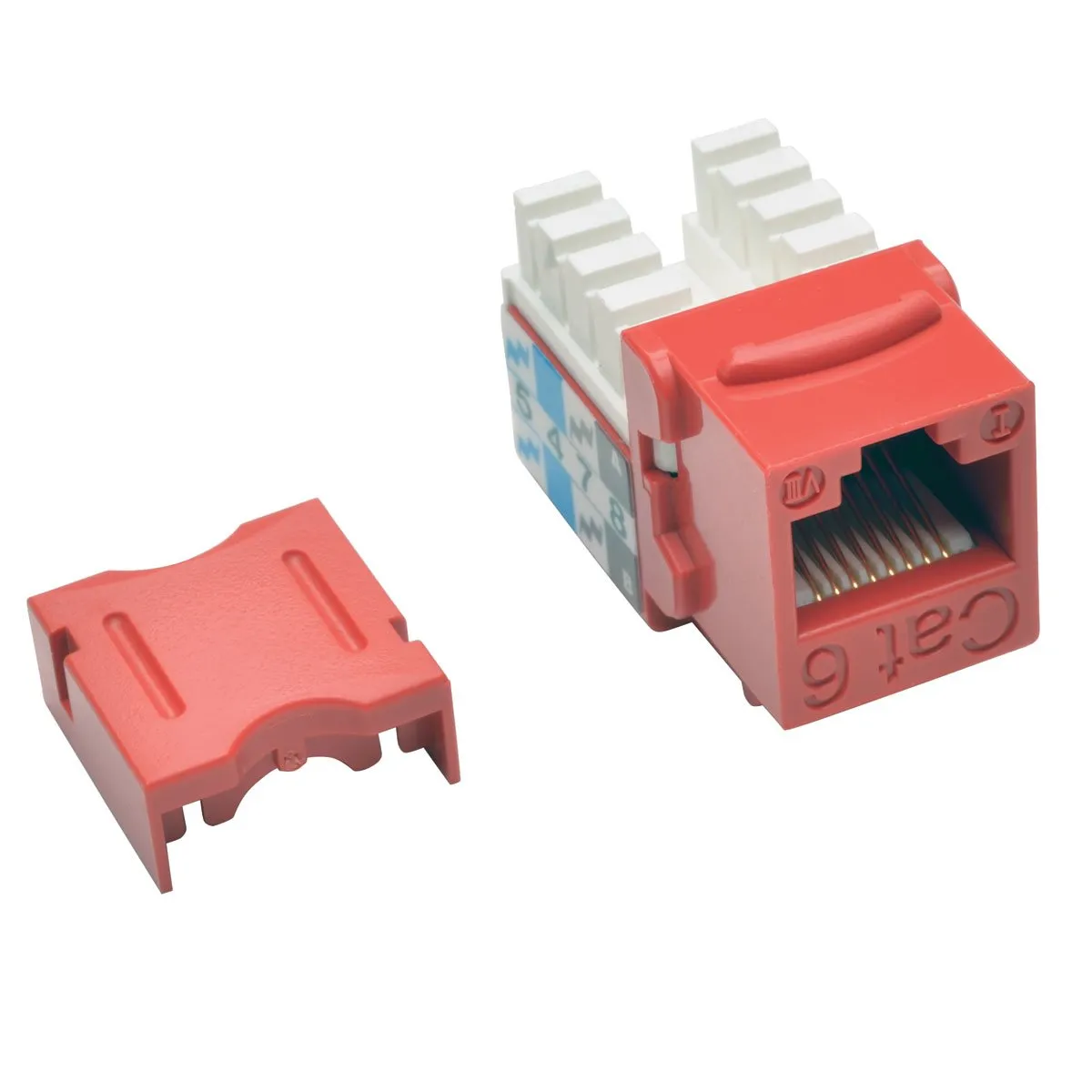 EATON TRIPP LITE SERIES CONNECTIVIT N238-001-RD — CAT6 / CAT5E 110 KEYSTONE JACK