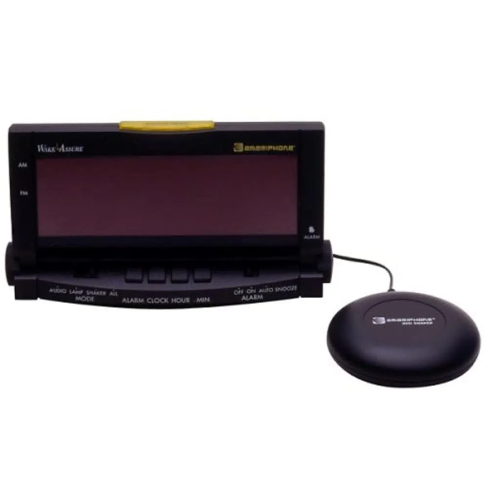 CLARITY CLARITY-WAKE — Wake Assure Alarm Clock 85dB - Black
