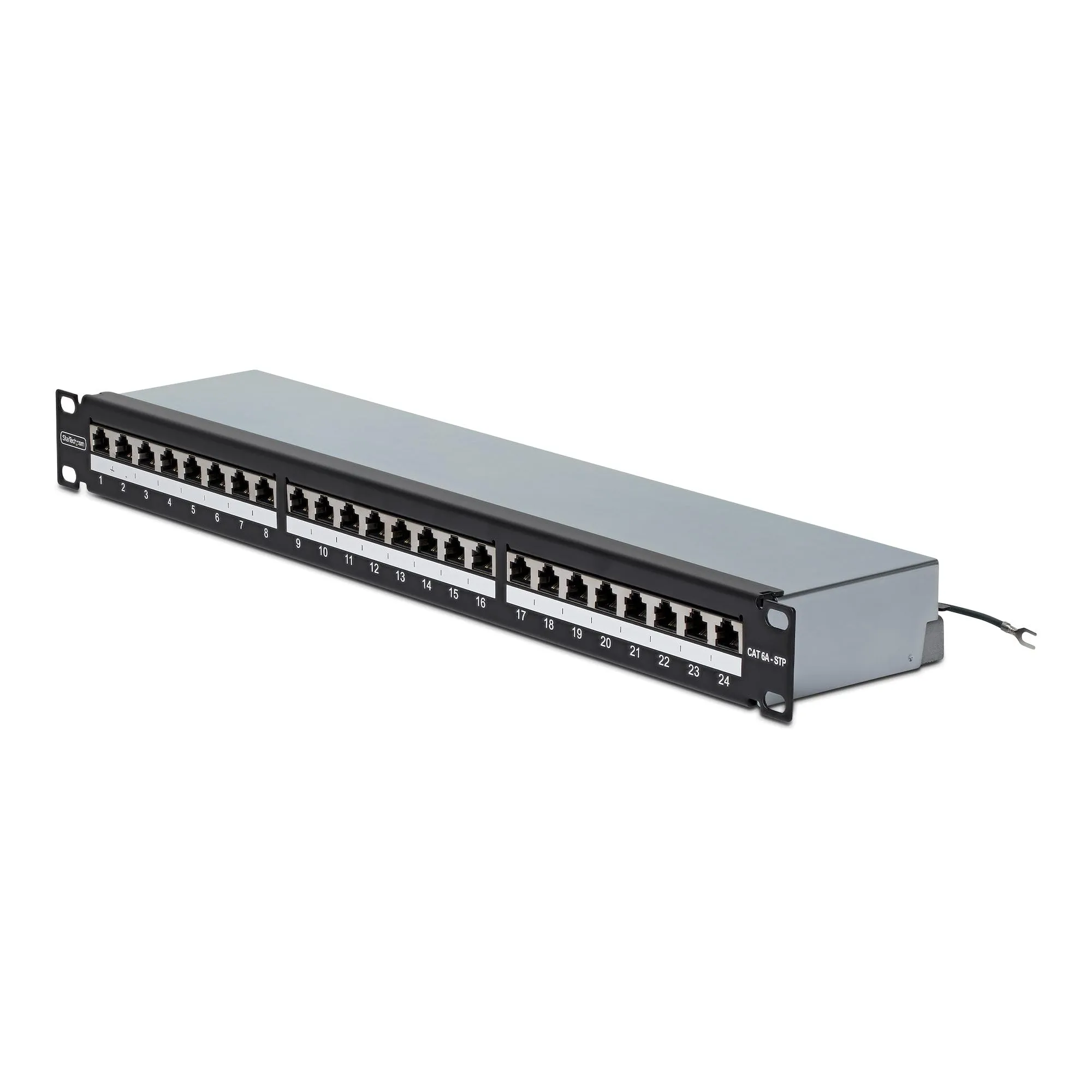 STARTECH C6APANELSTP241UPD — 24 Port 1U Cat6A Patch Panel