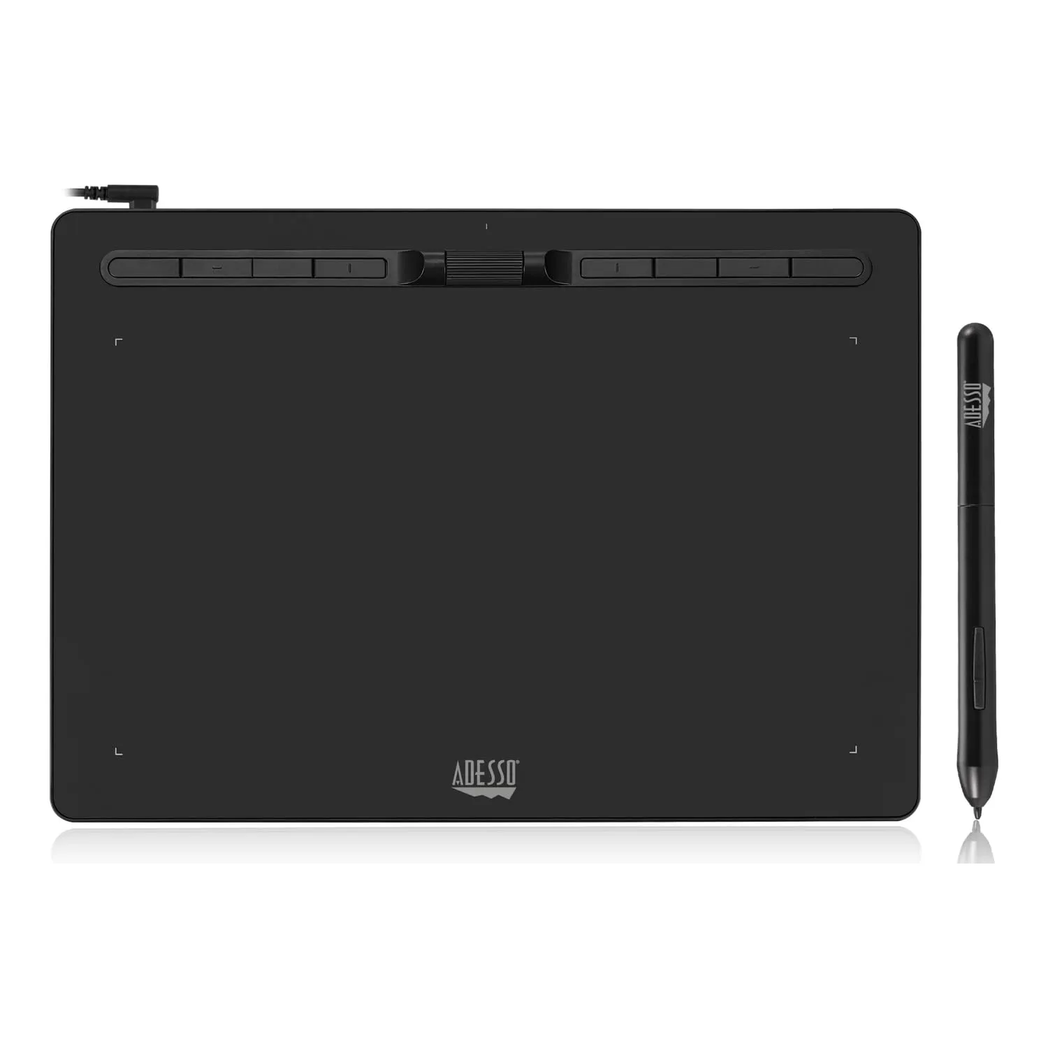 Adesso CYBERTABLET K12 — Adesso 12" x 7" Graphic Tablet | SKU KB-CYTBK12