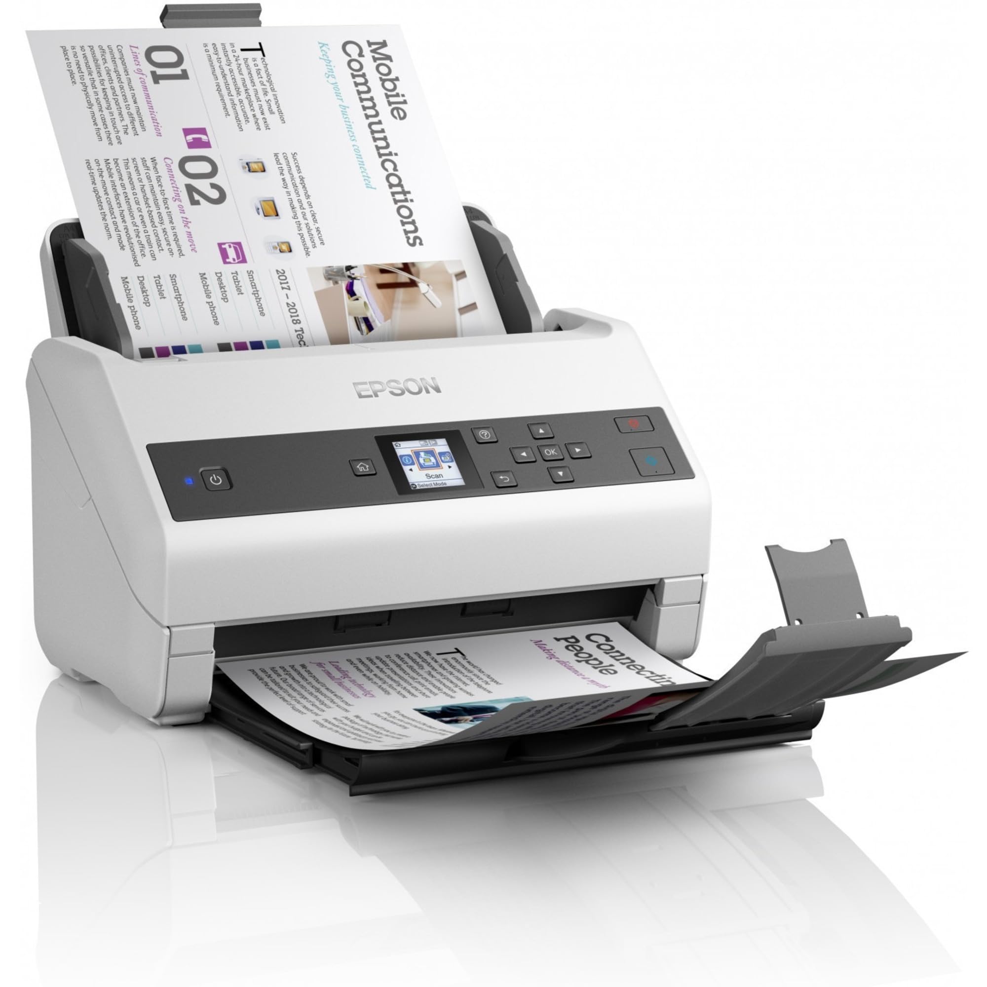 EPSON EPSDS870 — EPSON, DOC SCAN, DS-870 COLOR DUPLEX WORKGROUP DOCUMENT SCANNER