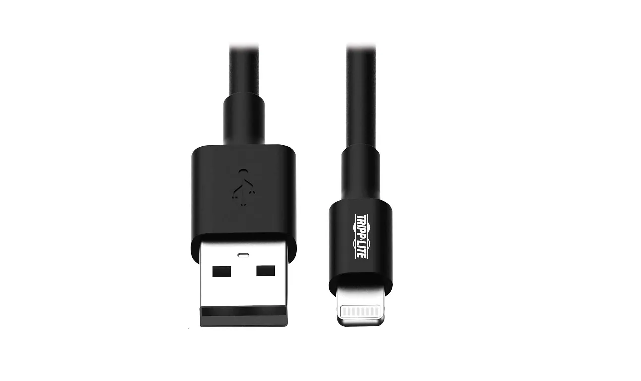 EATON TRIPP LITE SERIES CONNECTIVIT M100-10N-BK-10 — Tripp Lite Lightning to USB Sync / Charge iPhone iPod iPad Black 10in. in. in. in. 10pc