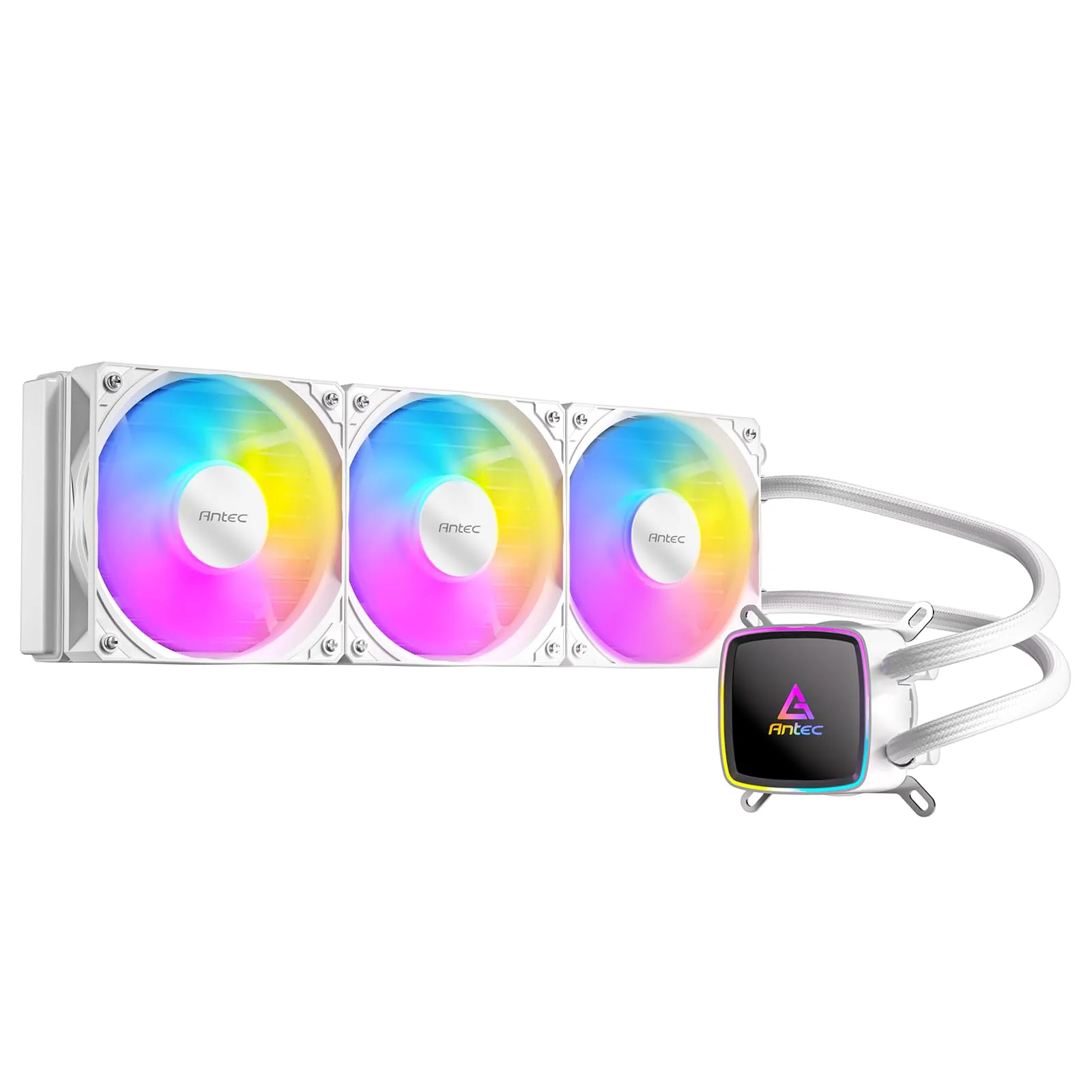 ANTEC ULTRA 360 ARGB WHITE — ANTEC Ultra 360 ARGB All-in-One Liquid Cooler, support Intel LGA 115X(1200)/1366/1700(1851)/20XX, AM3/AM4/AM5 (White) | SKU FAN-ULTR32