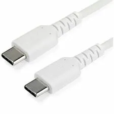 STARTECH RUSB2CC2MW — ARAMID FIBER SHELTERS DURABLE USB C TO USB C CHARGER CABLE FROM STRESS OF BENDS
