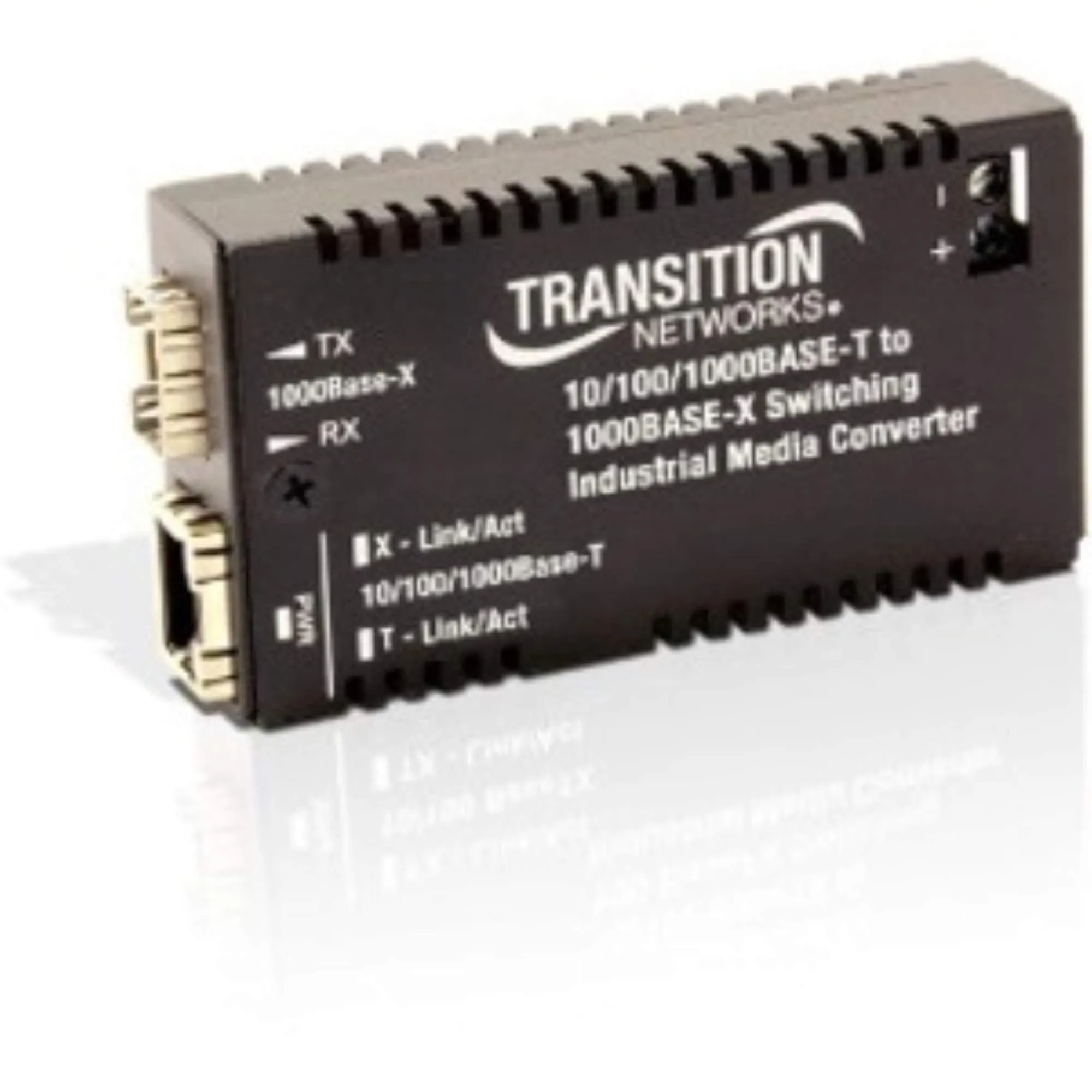 Transition Networks M/GE-ISW-SFP-01 — 10/100/1000 BASETX TO 1000 BASEFX INDUSTRIAL MC