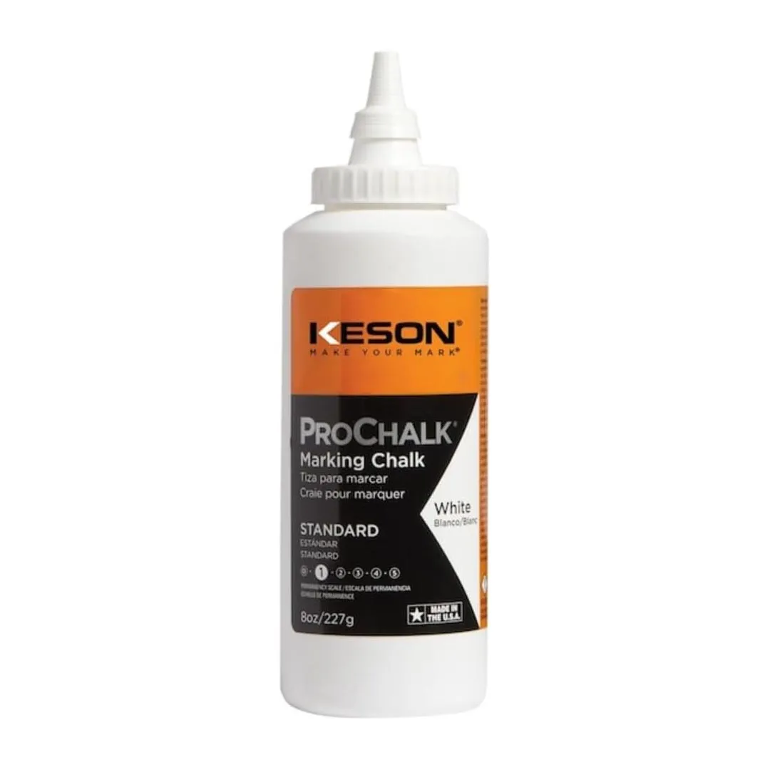 KESON 8W — Keson ProChalk Level 1 Standard White 8 oz.
