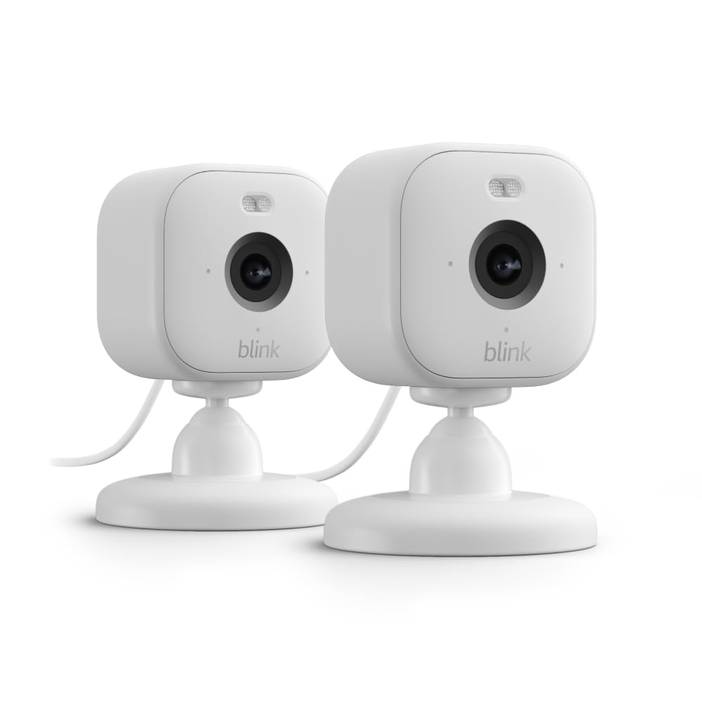 Blink Home Security B0BWX1D2DW — Blink Mini 2 Home Security & Pet Cameras With HD Video 2-Pack