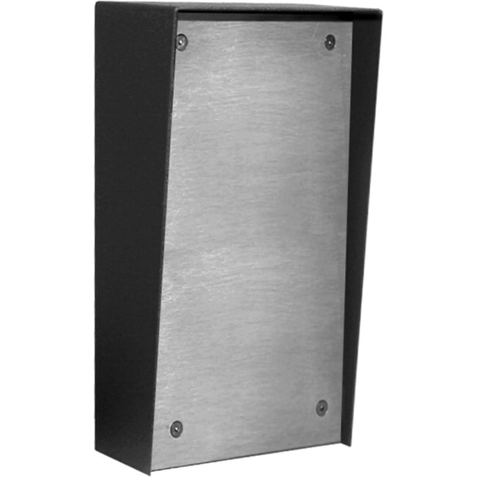 Viking Electronics VE-5X10-PNL — Textured Black Powder Painted Back Box for Surface Mounting Numerous Viking Products with Aluminum Panel