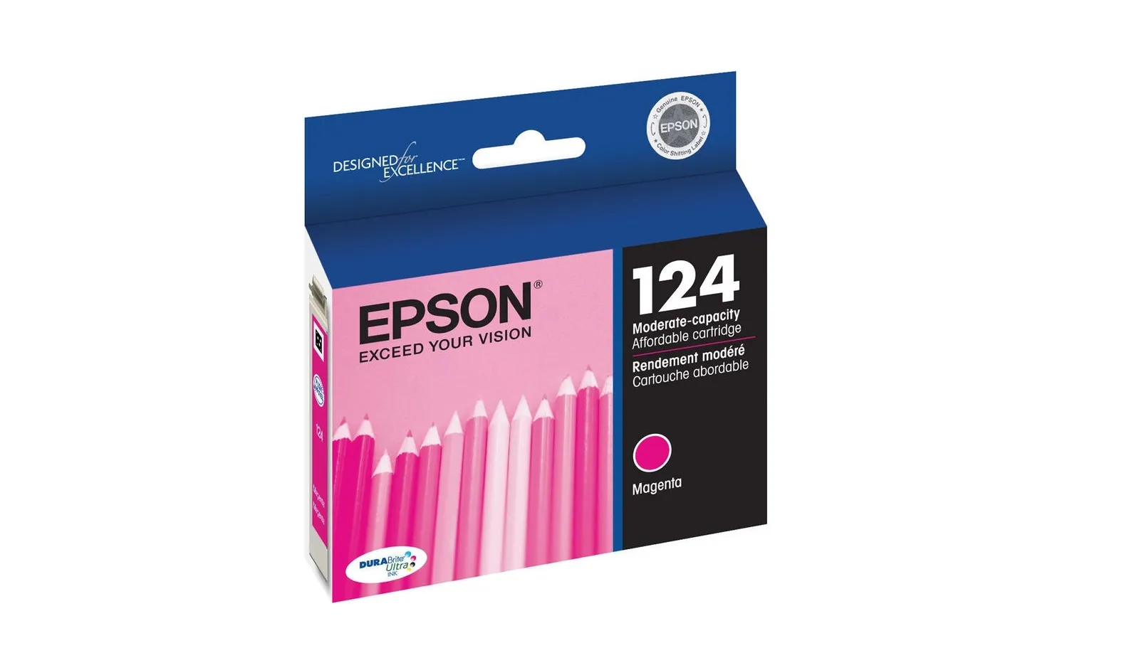 CANON T124320-S — Epson 124 Moderate-Capacity Magenta Ink Cartridge T124320-S