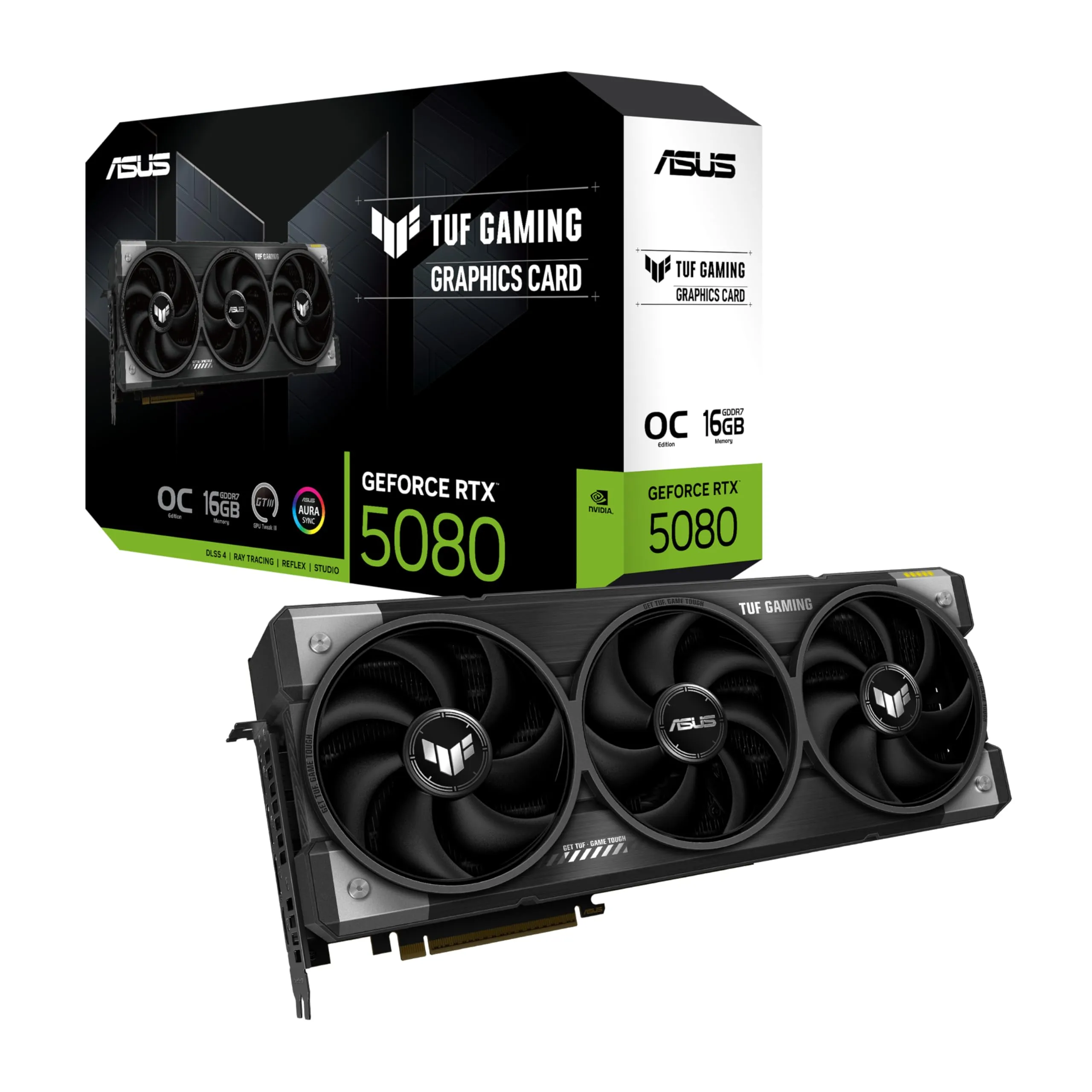 ASUS TUF-RTX5080-O16G-GAMING — TUF RTX5080 O16G GAMING