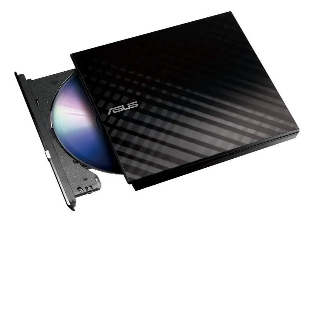 ASUS SDRW-08D2S-U/BLK/G/AS — Asus SDRW-08D2S-U External DVD-Writer - Retail Pack - for PC, Mac and Laptop | SKU DRW-08D2SU