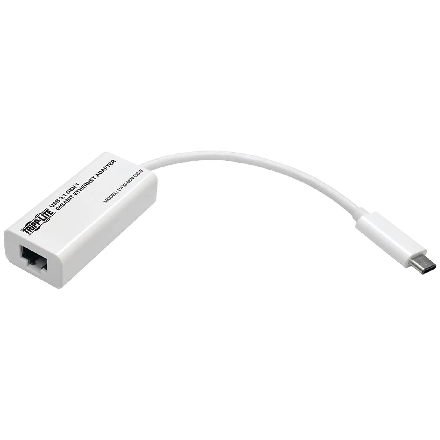 EATON TRIPP LITE SERIES CONNECTIVIT U436-06N-GBW — USB TO GIGABIT ENET ADAPTER