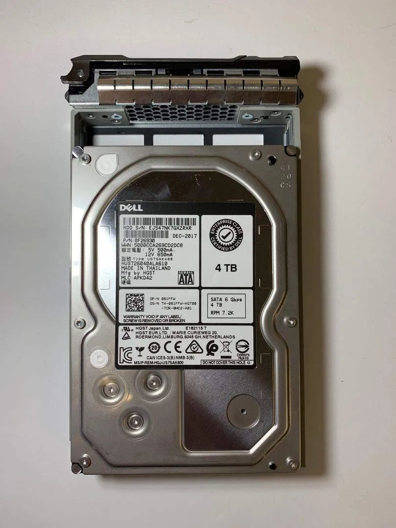 Western Digital HUS726040ALA610 — 4TB 7.2K RPM 6GBS 128MB
