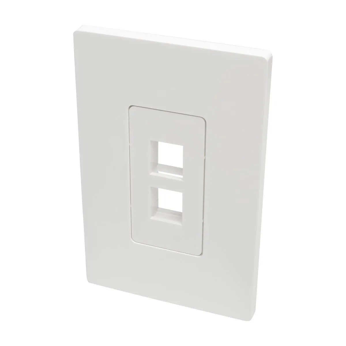 EATON TRIPP LITE SERIES CONNECTIVIT N080-102 — SINGLE-GANG 2PORT WALL PLATE