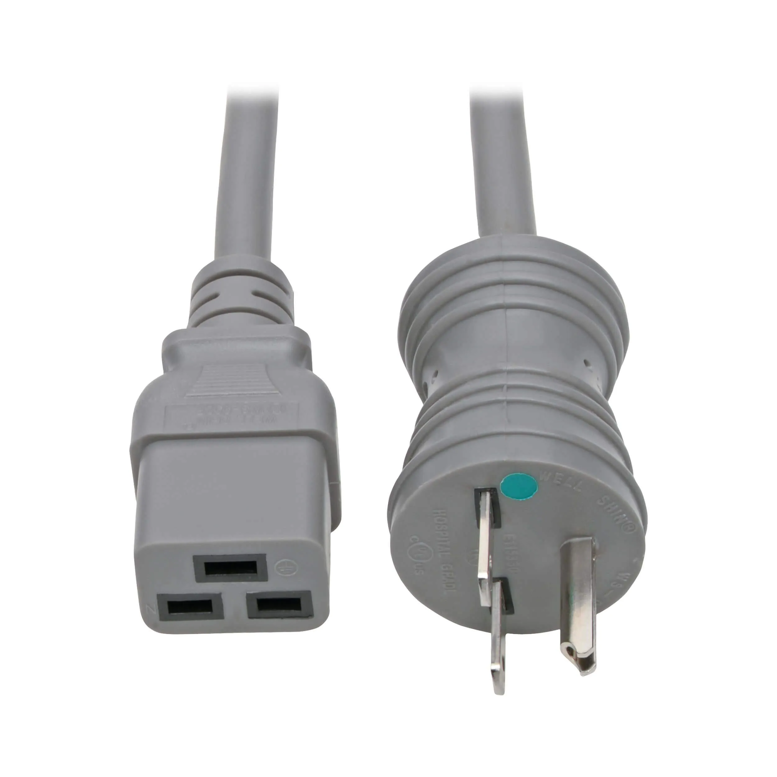 EATON TRIPP LITE SERIES CONNECTIVIT P033-006-GY-HG — HOSPITAL MEDICAL POWER CORD 15A