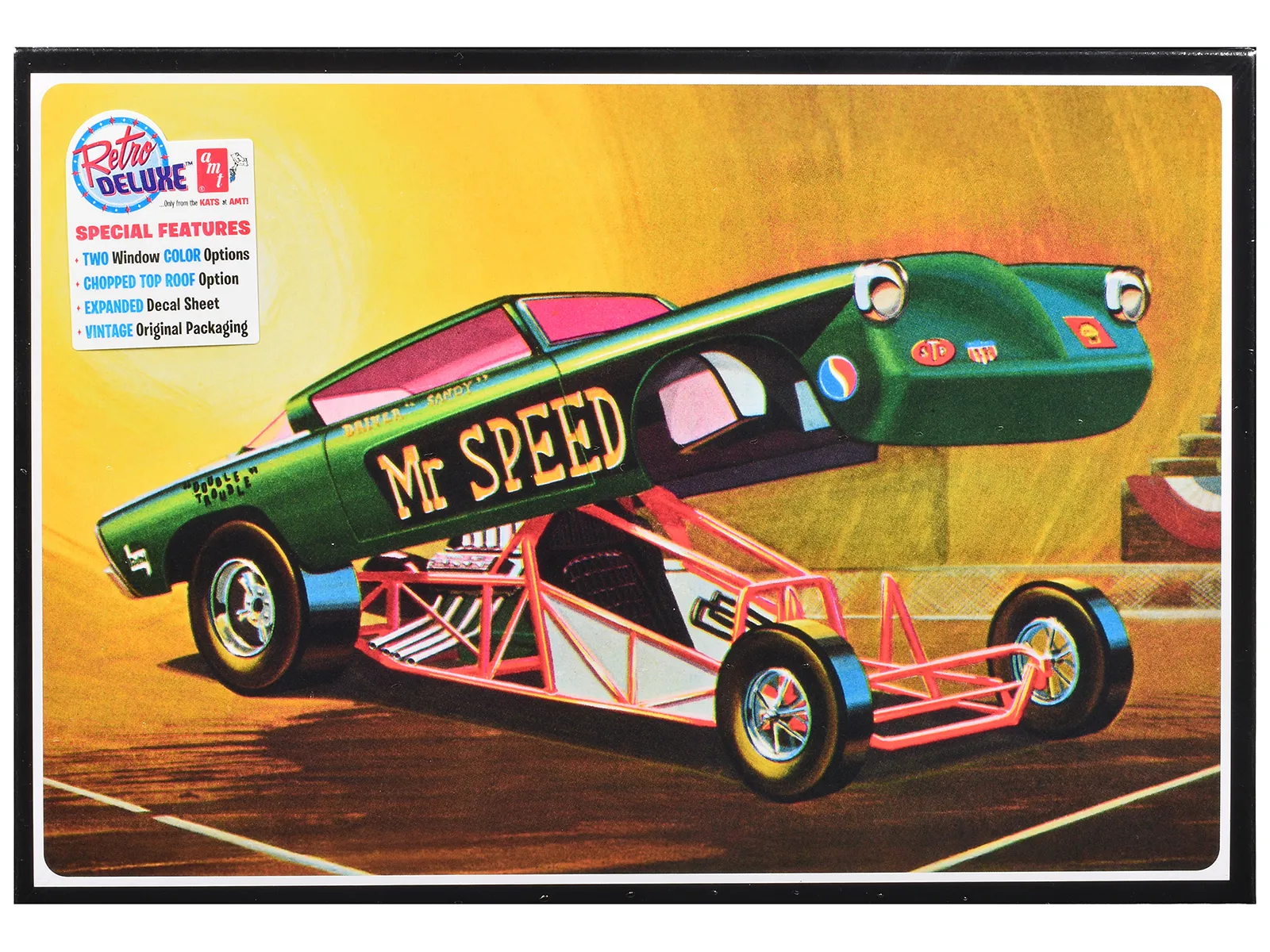 AMT AMT1549 — Skill 3 Model Kit 1953 Studebaker Funny Car "Mr. Speed" 1/25 Scale Model by AMT