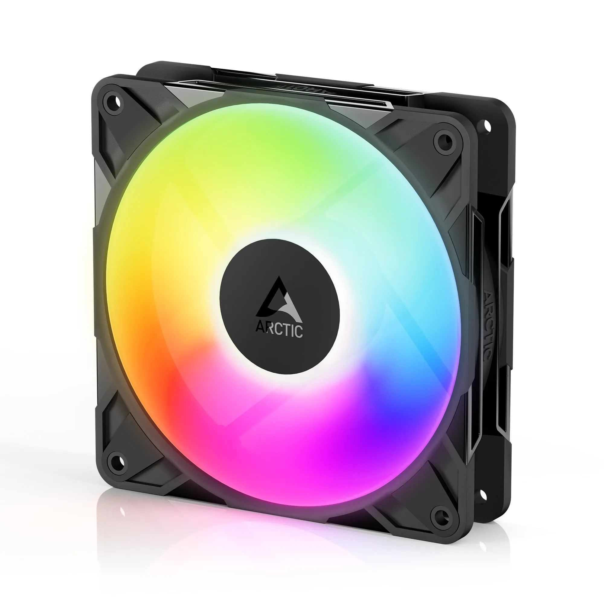 ARCTIC ACFAN00322A — ARCTIC P12 PRO REVERSE A-RGB - 120MM CASE FAN WITH A-RGB - REVERSE IMPELLER DESI