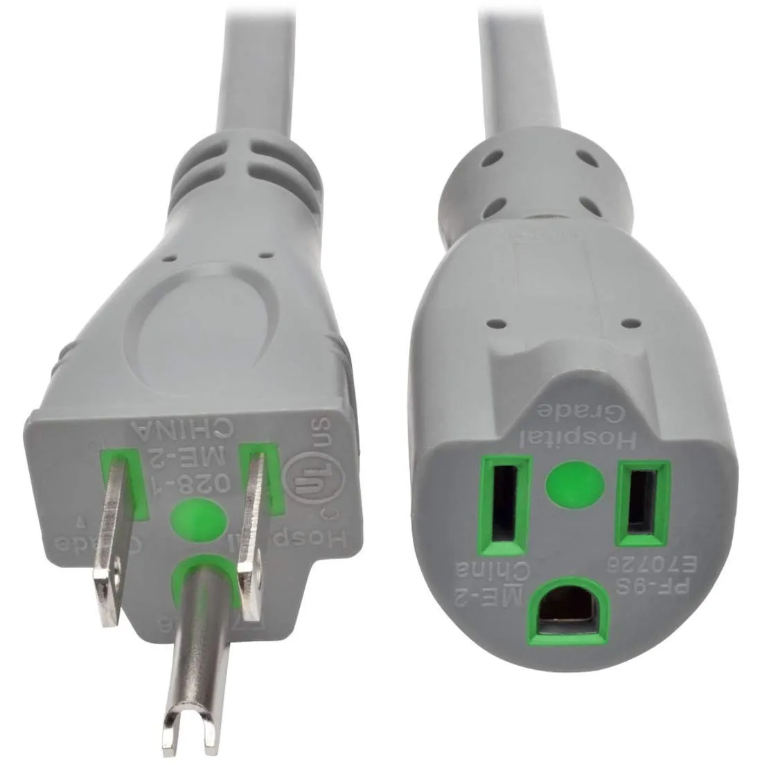 EATON TRIPP LITE SERIES CONNECTIVIT P024-006-GY-HG — 6FT HOSPITAL GRADE 5-15P/5-15R