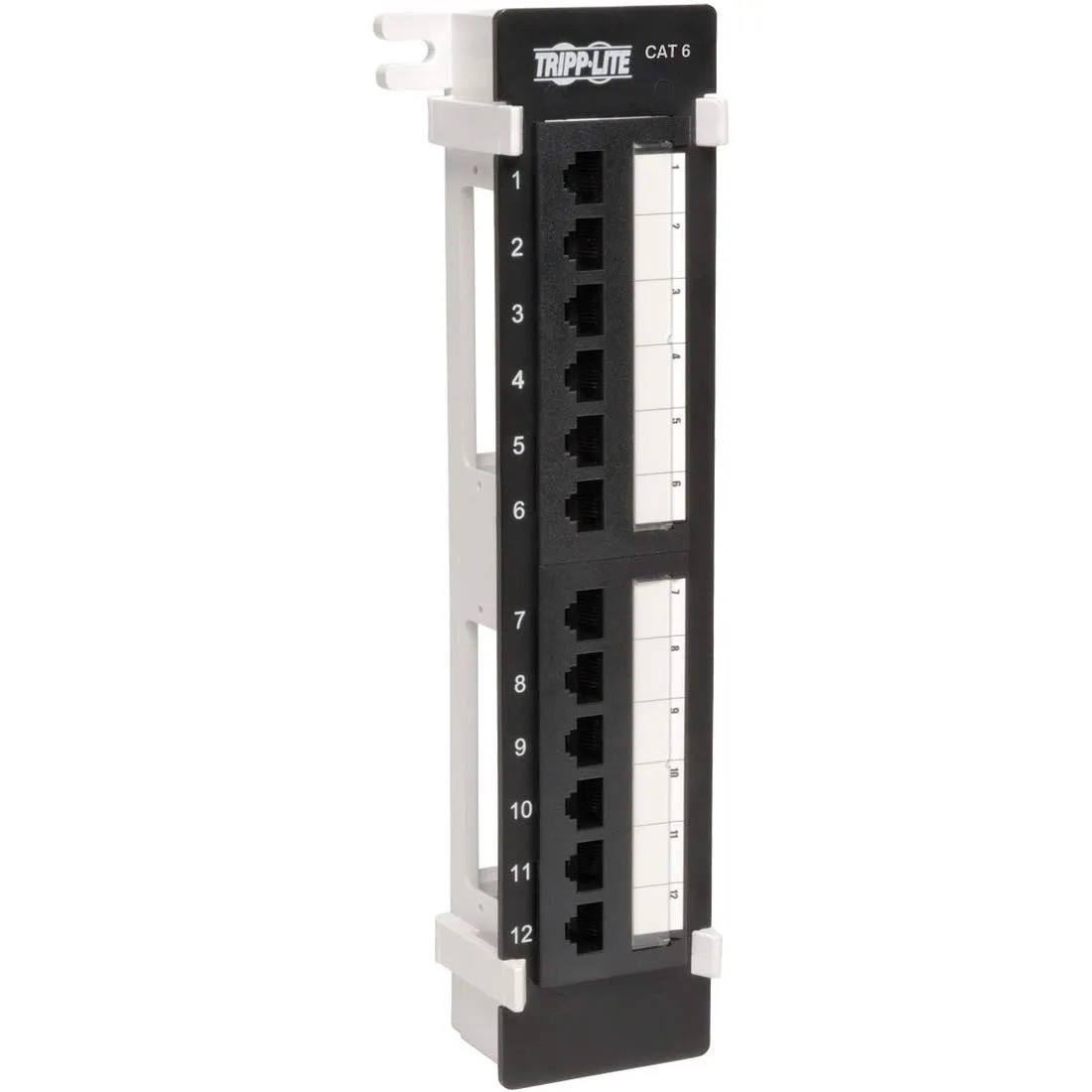 EATON TRIPP LITE SERIES CONNECTIVIT N250-012 — EATON TRIPP LITE SERIES 12-PORT CAT6/CAT5 WALL-MOUNT VERTICAL 110 PATCH PANEL, T