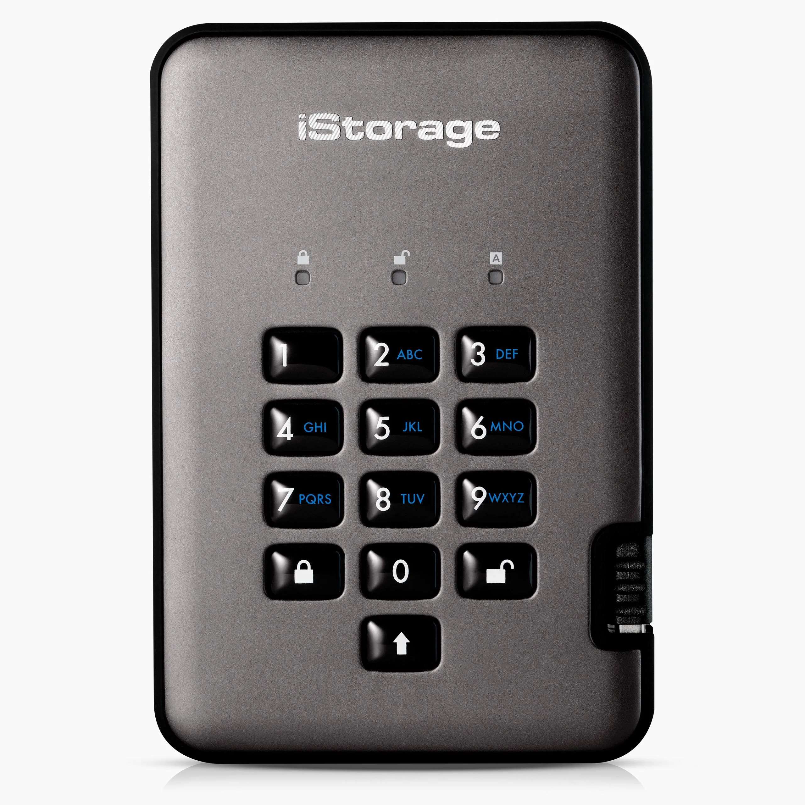 ISTORAGE IS-DAP2-256-SSD-4000-C-X — Istorage 4TB Diskashur PRO2 USB 3.1 Encrypted Portable SSD IS-DAP2-256-SSD-4000-C-X