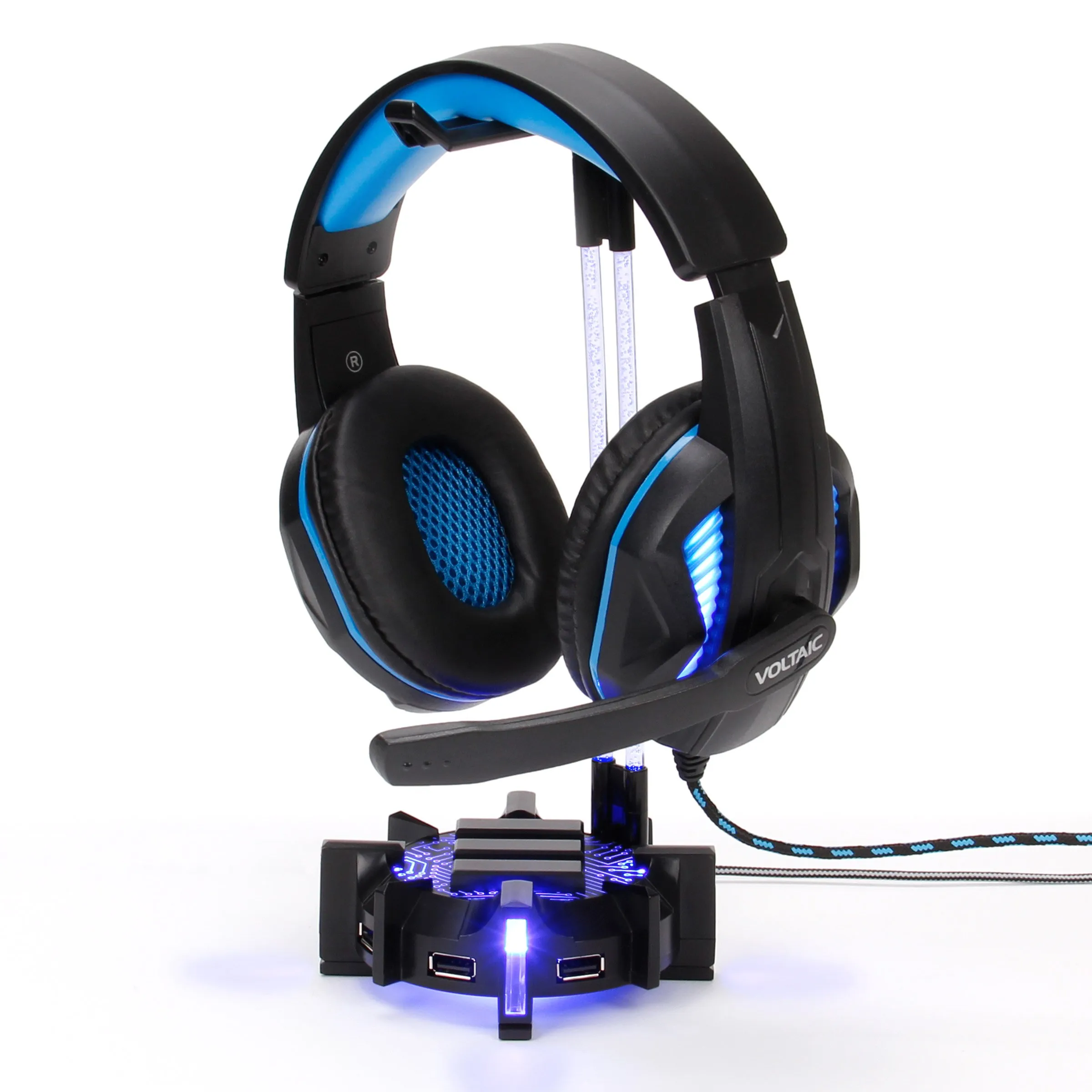Enhance Gaming ENPCGHH100BKEW — 4USB HUB GM HDST STND