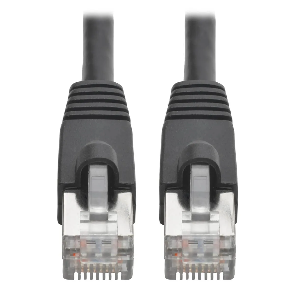 Eaton Tripplite N262-008-BK — Tripp Lite Cat6a Ethernet Cable 10G STP Snagless Shielded PoE M/M Black 8ft