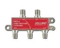 HOLLAND ELECTRONICS HFS-4 — 4 Way Splitter (52050 Mhz)