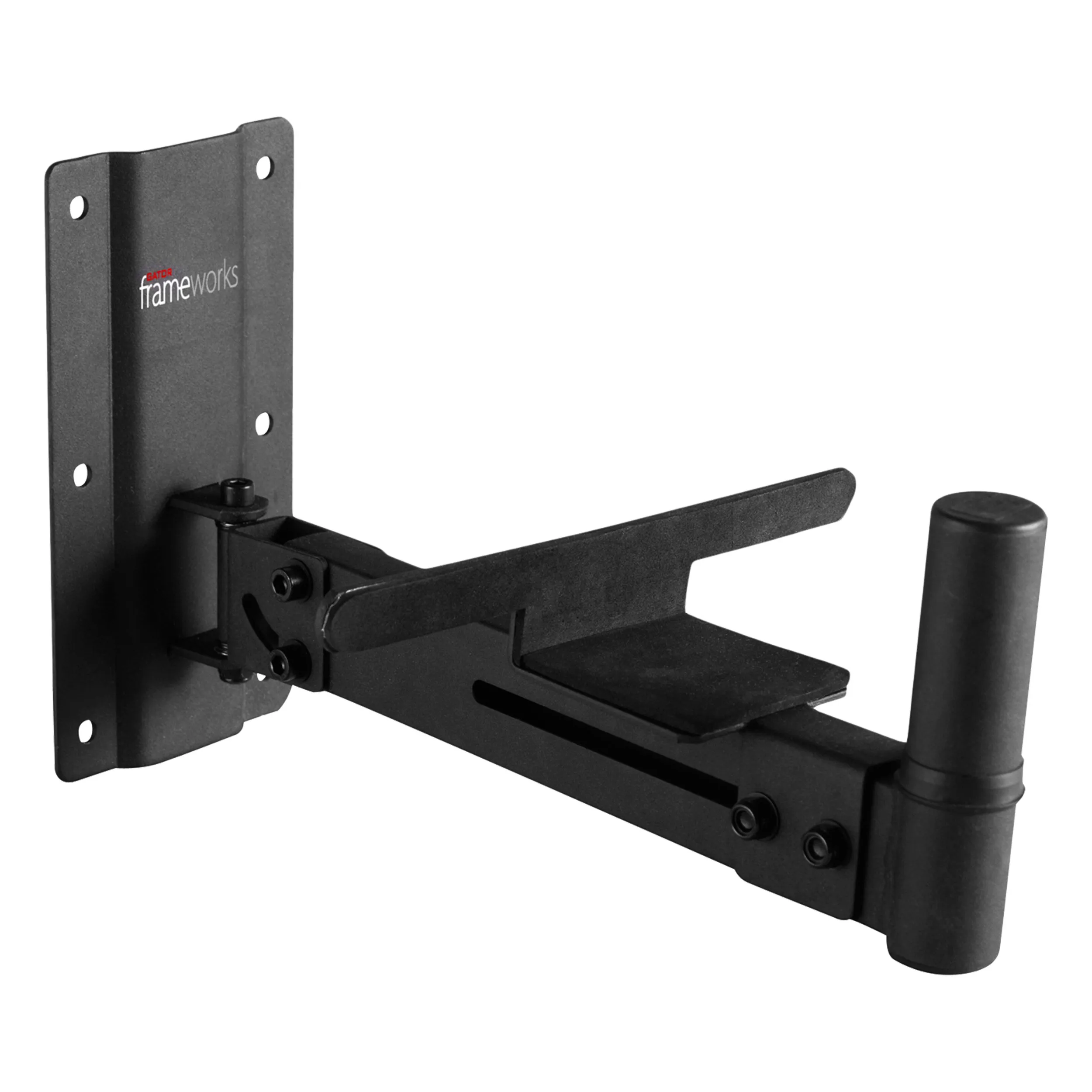 GATOR GFW-SPK-WM100 — Adjustable Wall Mountable Speaker Stands Pair 100# weight capacity