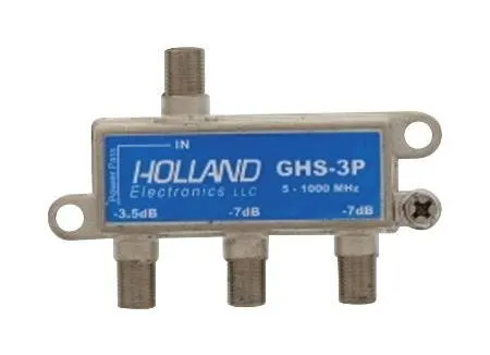 HOLLAND ELECTRONICS GHS-3P — 3 Way Splitter (51000 Mhz) S