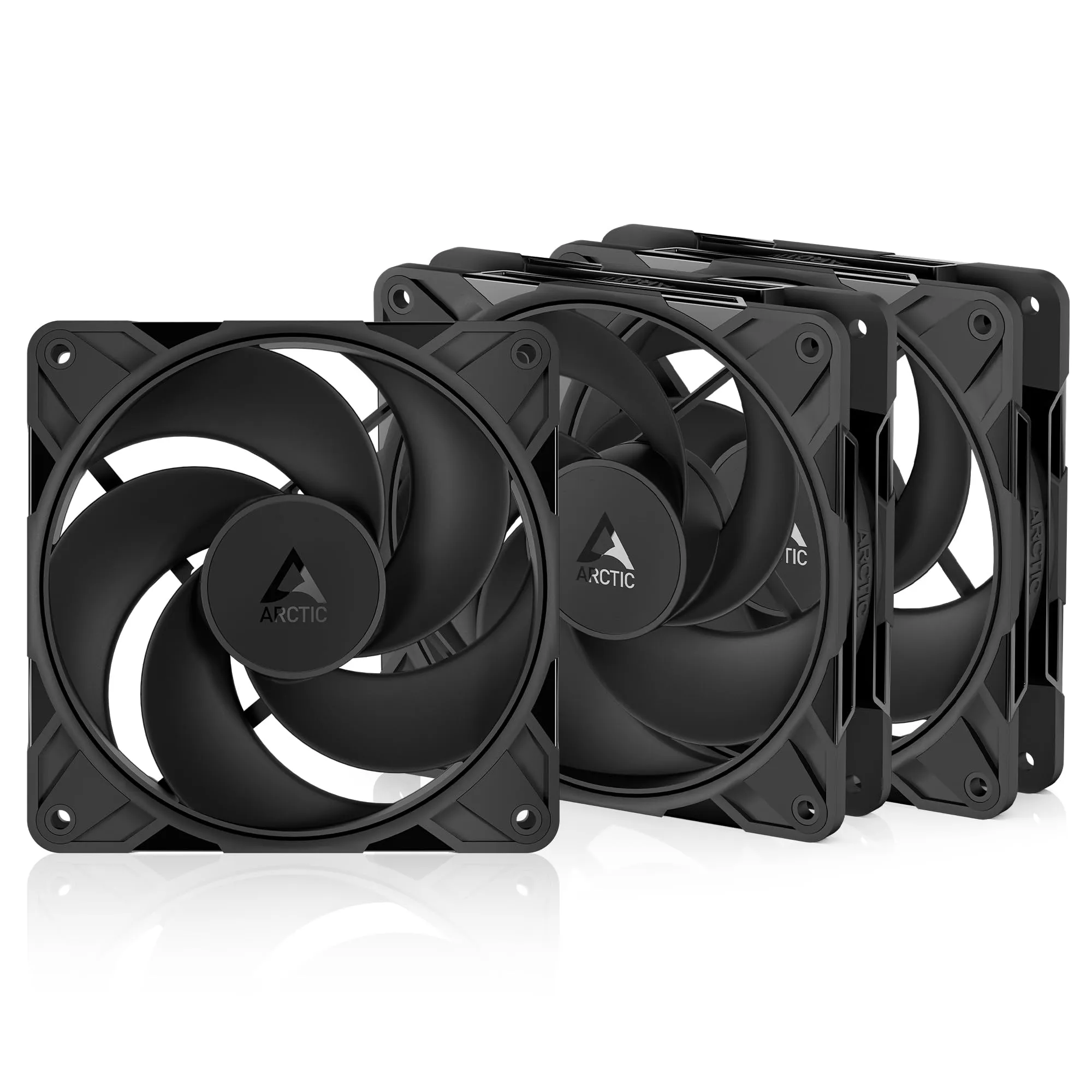 ARCTIC ACFAN00332A — ARCTIC P12 PRO REVERSE - 120MM CASE FAN - REVERSE IMPELLER DESIGN - FLUID DYNAMI