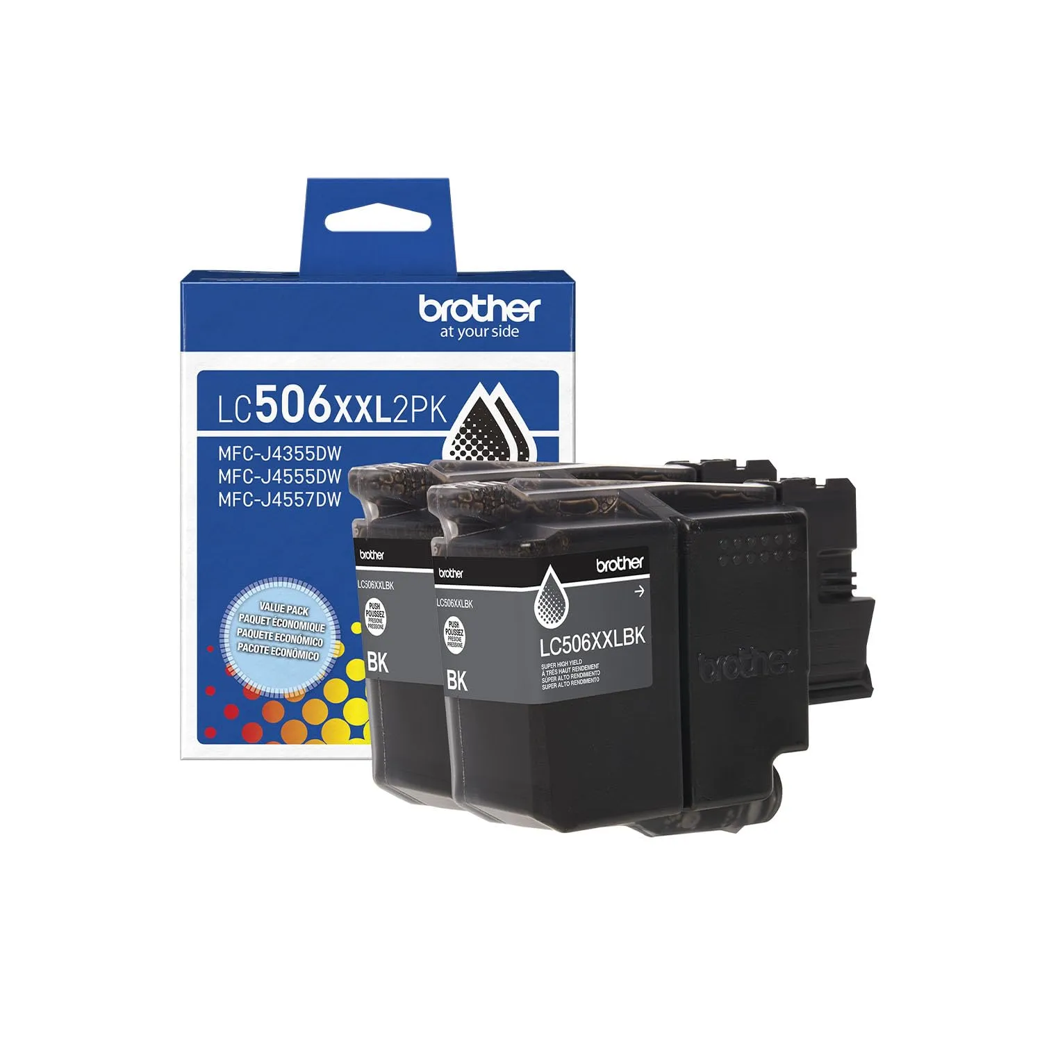 Brother LC506XXL2PK — Brother Super High-Yield Twin Pack Black Ink Cartridges LC506XXL2PK