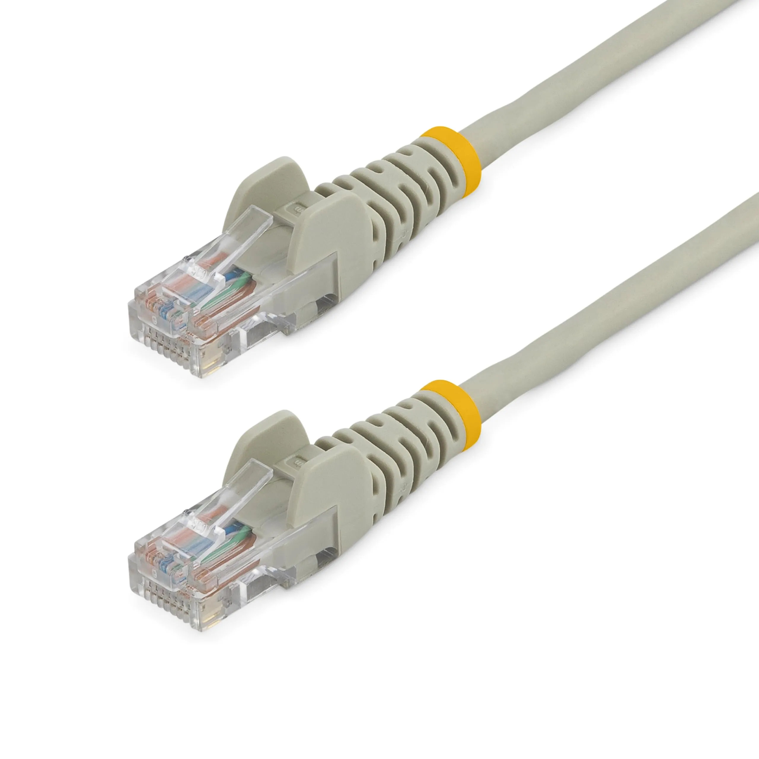STARTECH 45PATCH1GR — 1FT GRAY CAT5E SNAGLESS PATCH CABLE