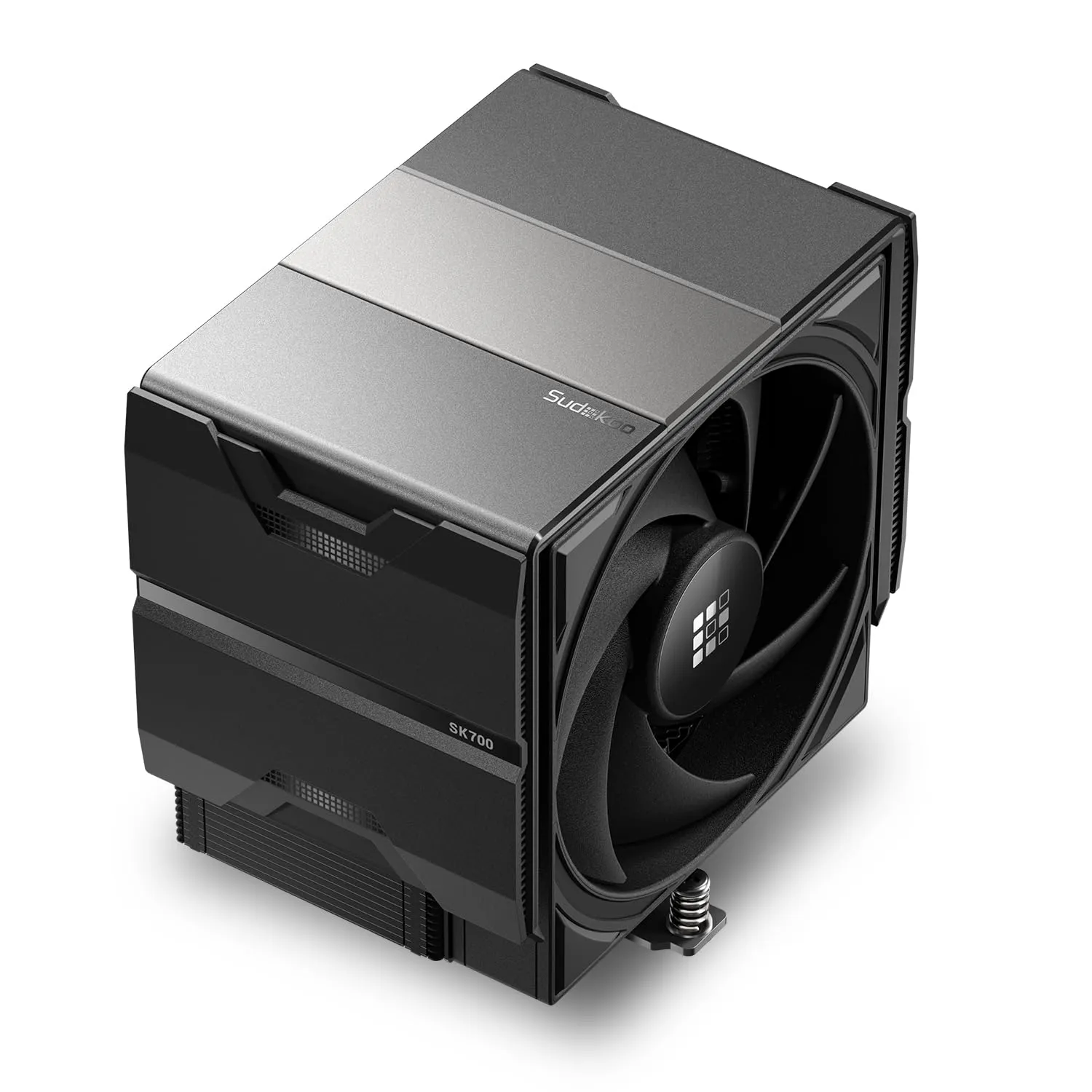 SUDOKOO SK700 — Sudokoo SK700 AM5-Designated Air Cooler, Single Tower Design, High Performance M-Winding Tech Fan, 7 Copper Heat Pipes, L-Rail Lock Mount, 220W Heat Dissipation