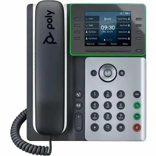HP 89B51AA#ABA — Poly Edge E300 IP PH PoE-e w/PSU US/CA