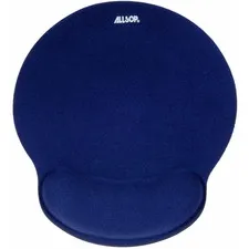 Allsop ASP 30206 — Allsop ComfortFoam Memory Foam Mouse Pad with Wrist Rest - 1" Height x 9" Width x 10" Depth - Blue - Memory Foam - Stress Resistant - Mouse - 1 Each
