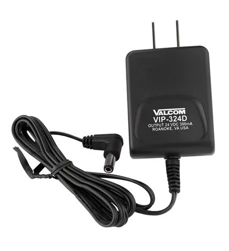 VALCOM VIP-324D — THE VIP-324D IS A REGULATED FILTERED POWER SUPPLY WHICH PROVIDES 24VDC 300MA FOR
