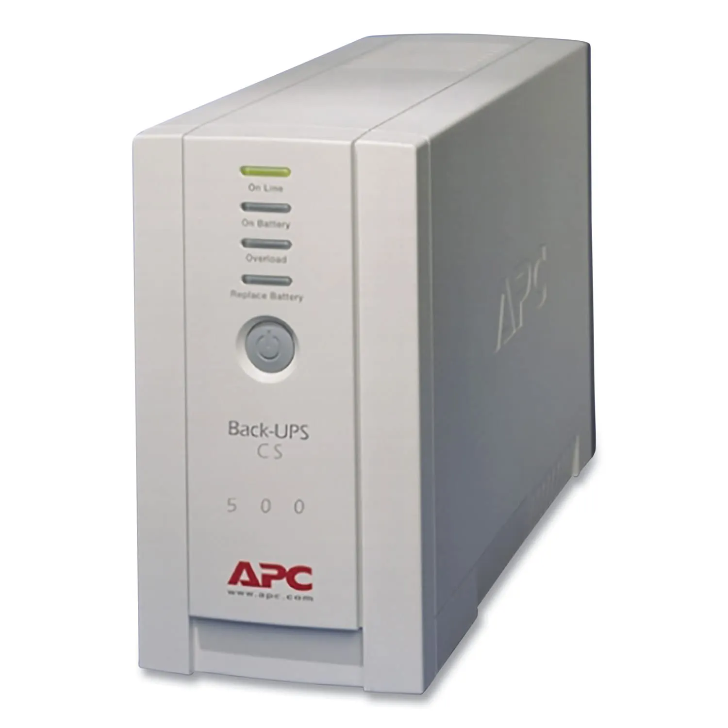APC - Schneider Electric BK500 — APC Back-UPS CS 500VA, 120V, beige, 6 NEMA outlets (3 surge) | SKU UPS-BK500