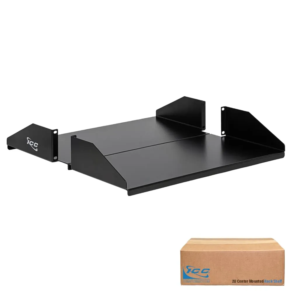 Cablesys ICCMSRDS20 — RACK SHELF, 20in DEEP DOUBLE, 2 RMS