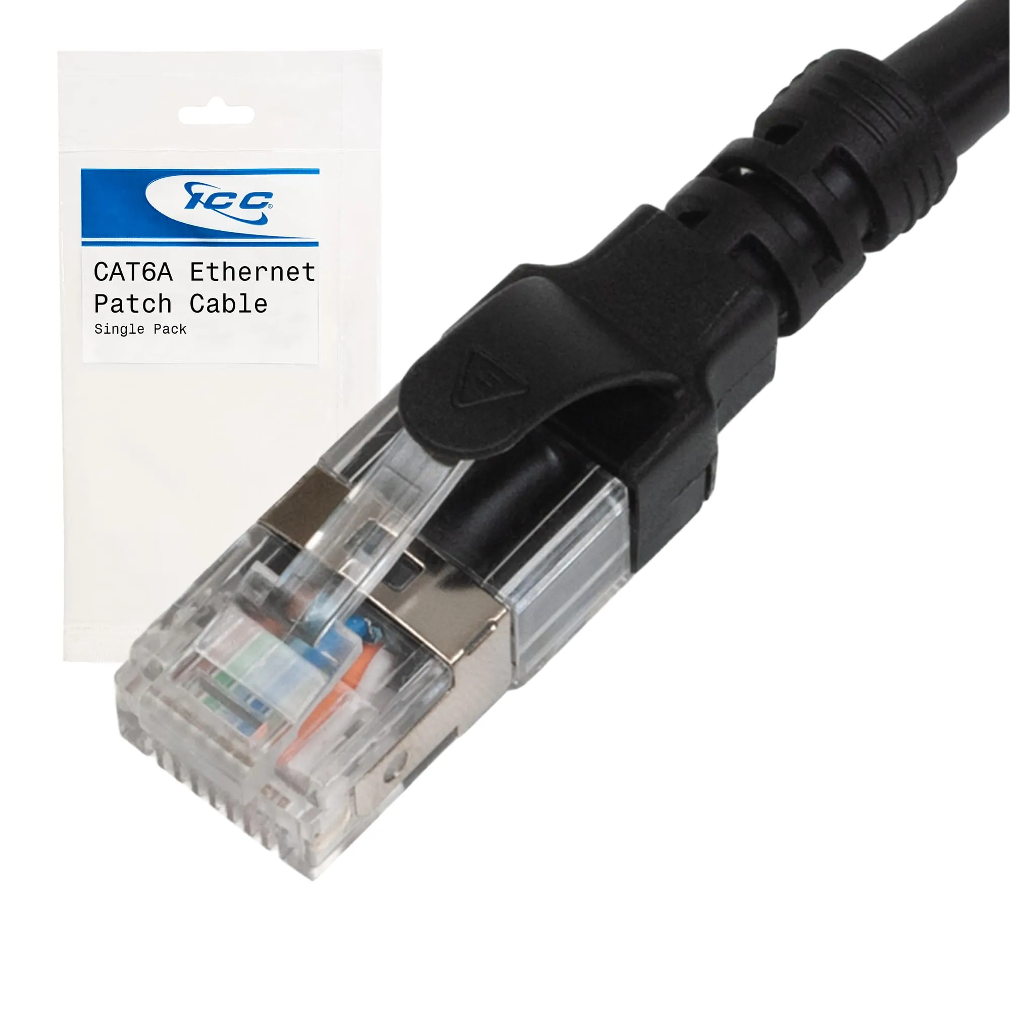 Cablesys ICPCSG03BK — PATCH CORD, CAT6A, FTP, 3FT, BK
