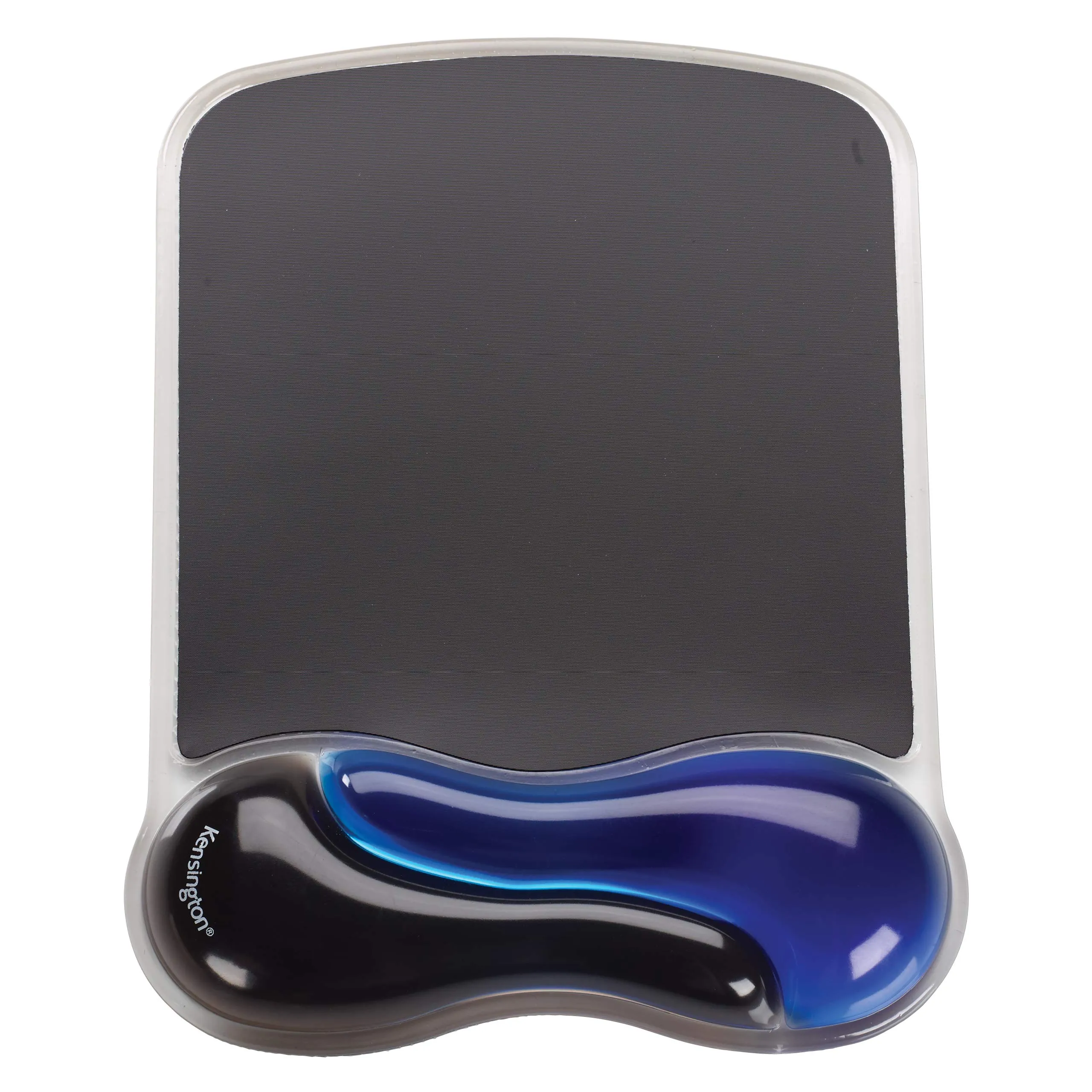 KENSINGTON K62401AM — DUO GEL WAVE MOUSE PAD WRIST REST BLUE