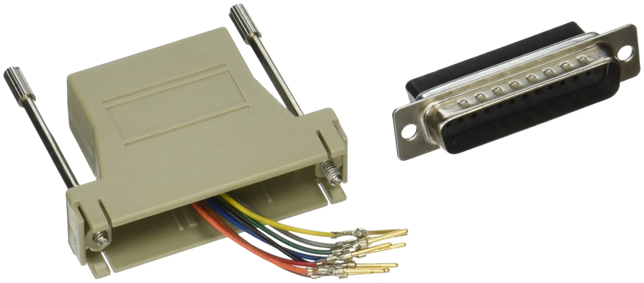 C2G 02934 — MODULAR ADAPTER - RJ-45 LEFT CONNECTOR - FEMALE LEFT GENDER - DB25 RIGHT CONNECT