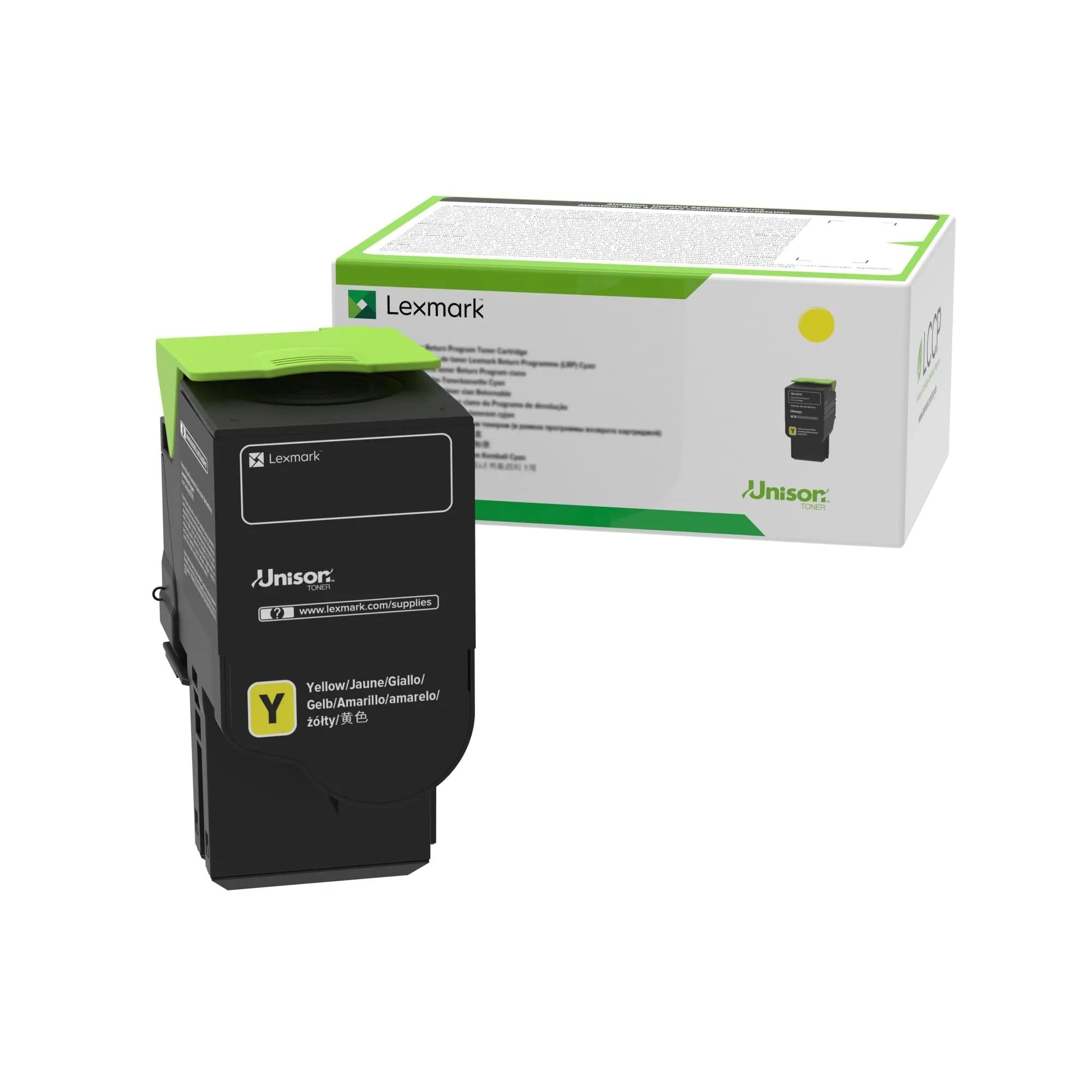 Lexmark 78C1XYE — LEXMARK 78C1XYE YELLOW CORPORATE TONER CARTRIDGE FOR USE IN CS/CX421,52X,62X EST