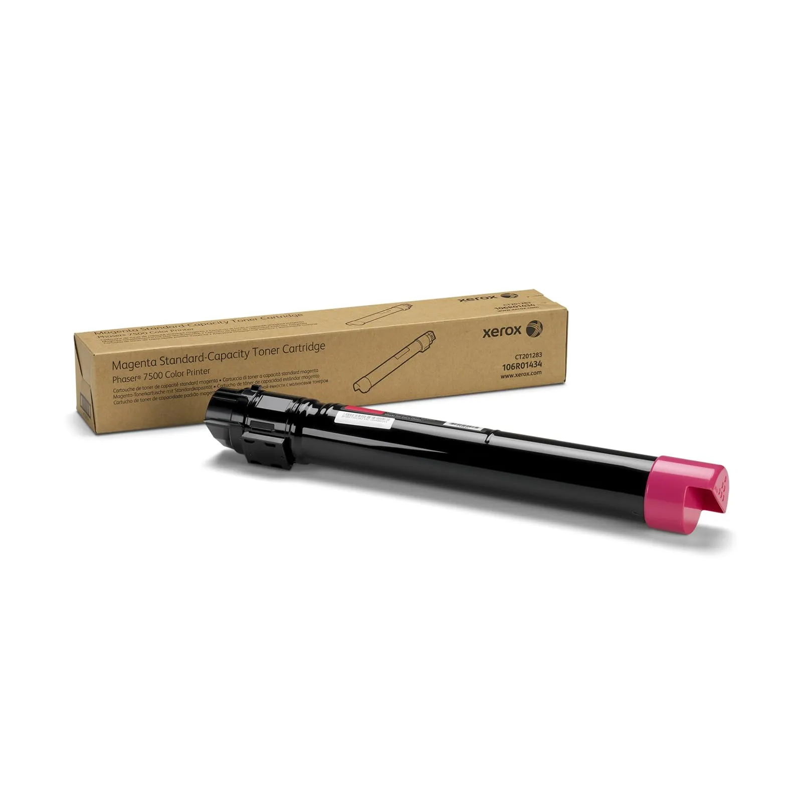 XEROX 106R01434 — STANDARD CAPACITY MAGENTA TONER CARTRIDGE (9600 PAGES) FOR PHASER 7500