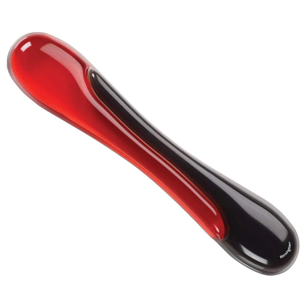 KENSINGTON K62398AM — DUO GEL WAVE KEYBOARD WRIST REST RED