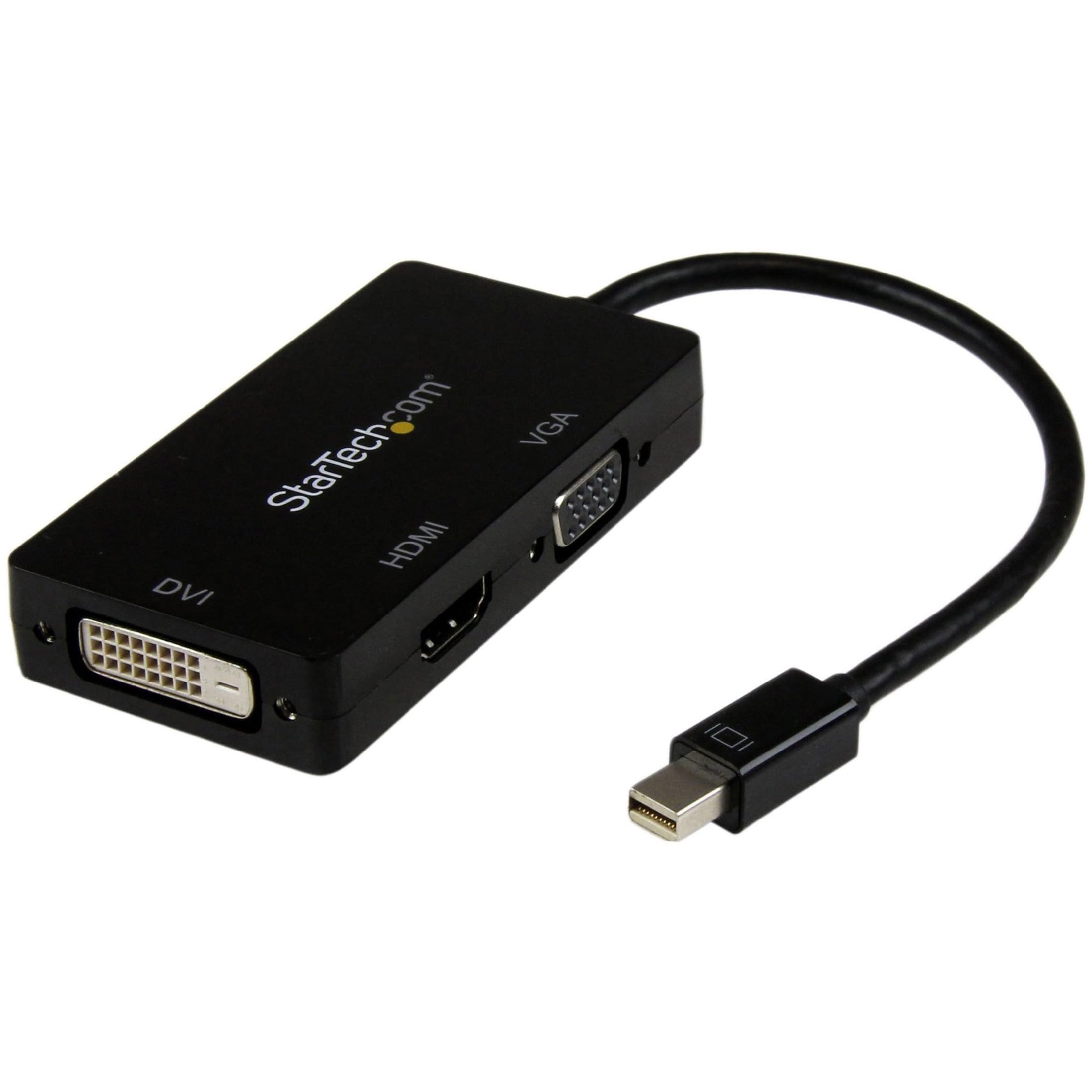 STARTECH MDP2VGDVHD — CONNECT A MINI DISPLAYPORT-EQUIPPED PC OR MAC TO AN HDMI, VGA, OR DVI DISPLAY -M