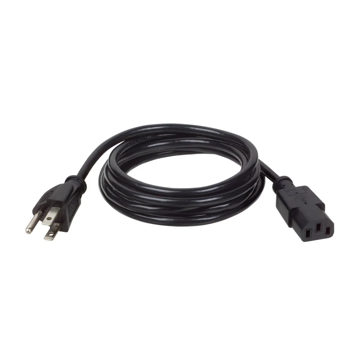 EATON TRIPP LITE SERIES CONNECTIVIT P010-012 — Tripp Lite Computer Power Extension Cord Adapter 18AWG 5-15P to C13 12ft.