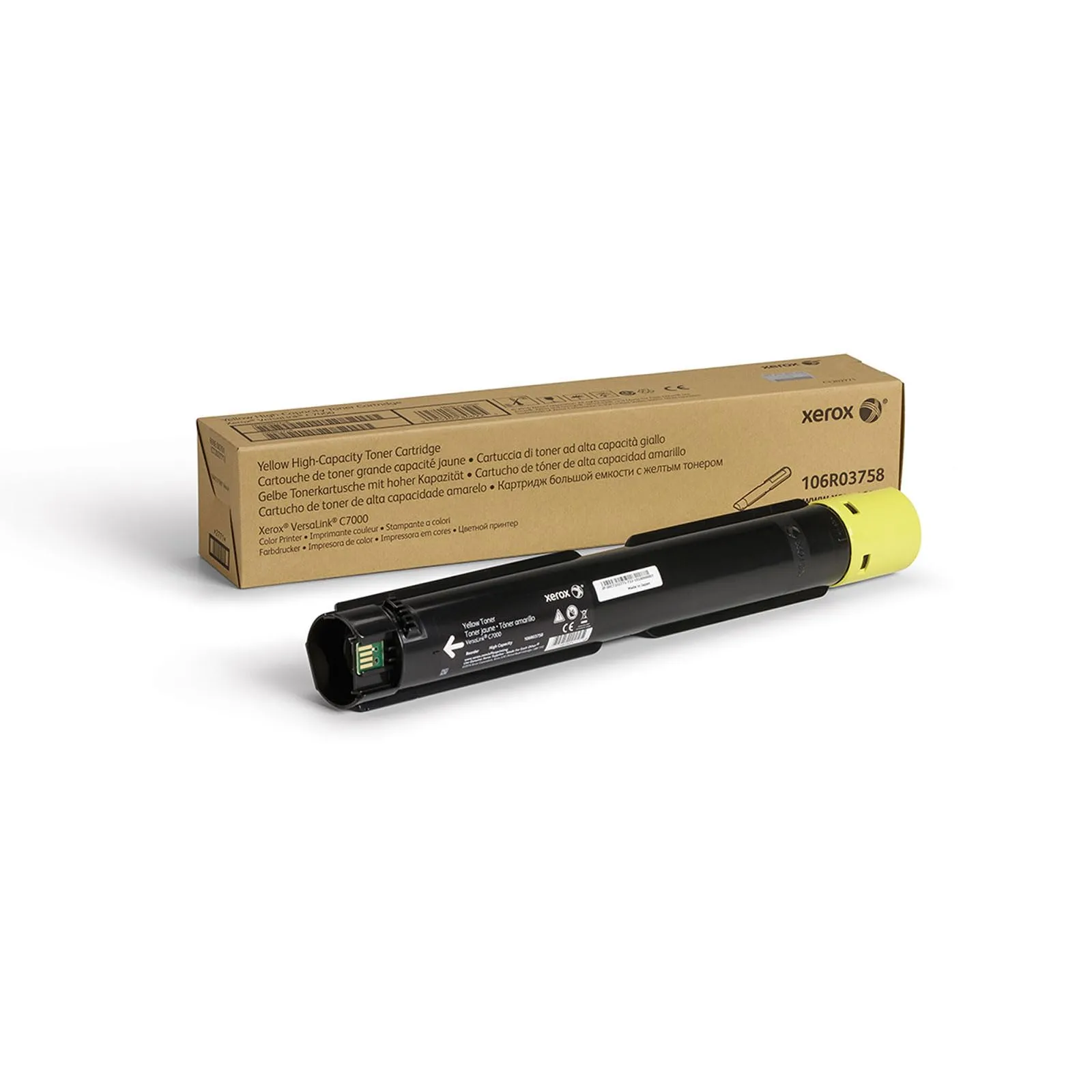 XEROX 106R03758 — XEROX 106R03758 XEROX YELLOW HIGH CAPACITY TONER CARTRIDGE FOR THE XEROX