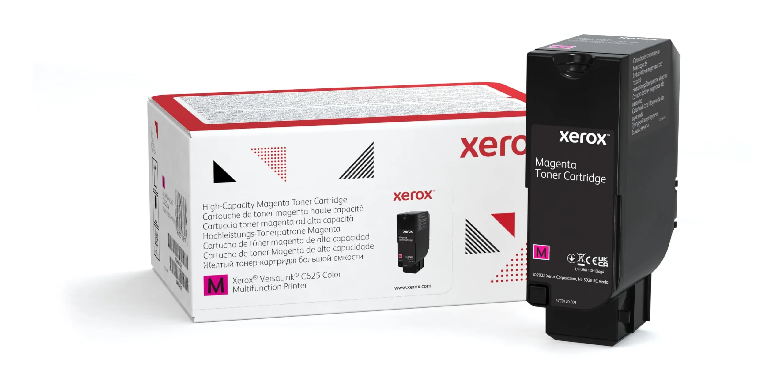 XEROX 006R04638 — XEROX MAGENTA HIGH CAPACITY TONER CARTRIDGE FOR THE VERSALINK C625 (USE