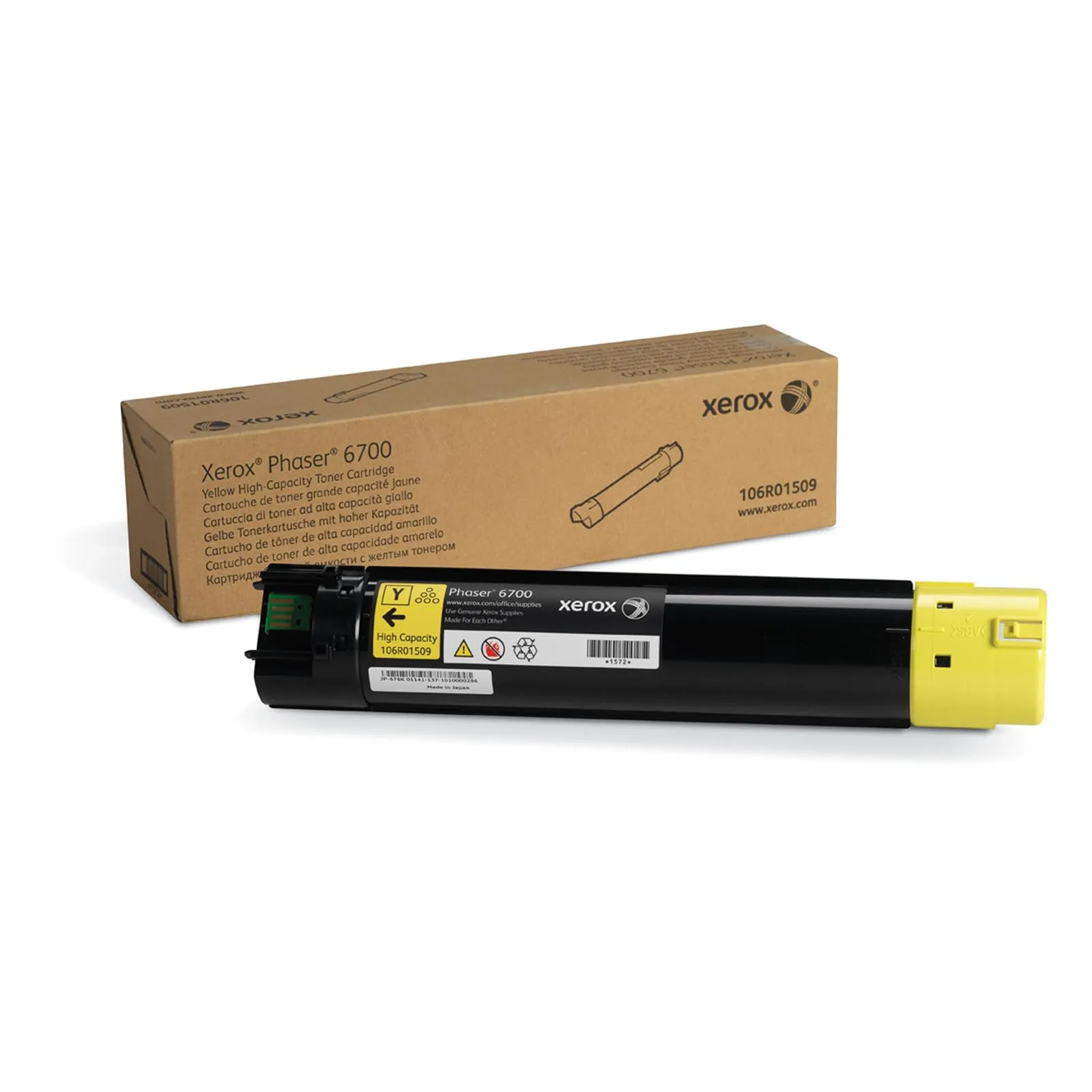 XEROX 106R01509 — Xerox High Capacity Yellow Toner Cartridge 12000 Yield 106R01509